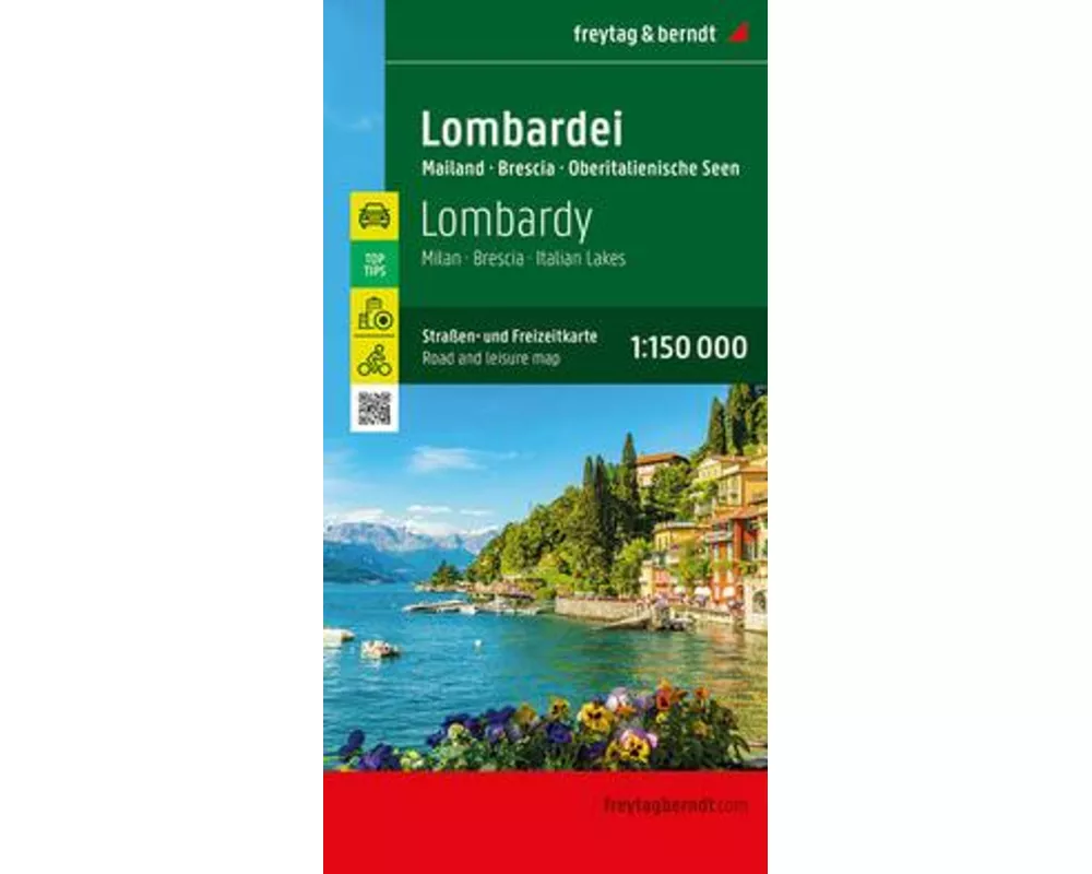 freytag & berndt Straßenkarte Lombardei 1:150.000