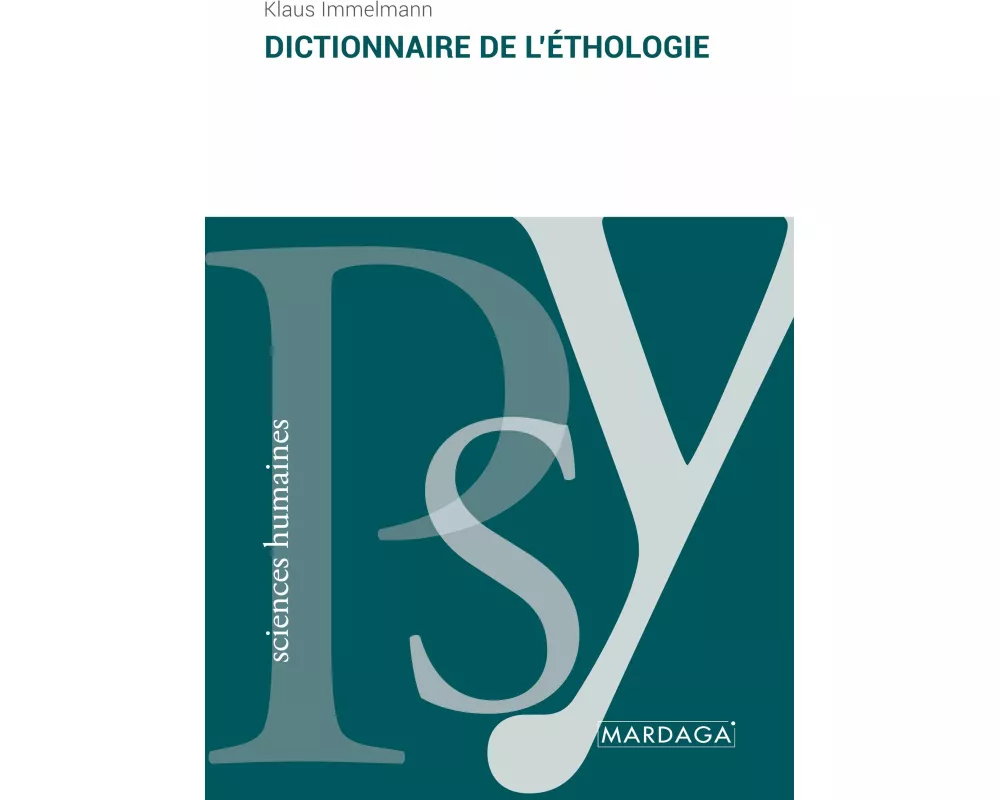 Dictionnaire de l'éthologie