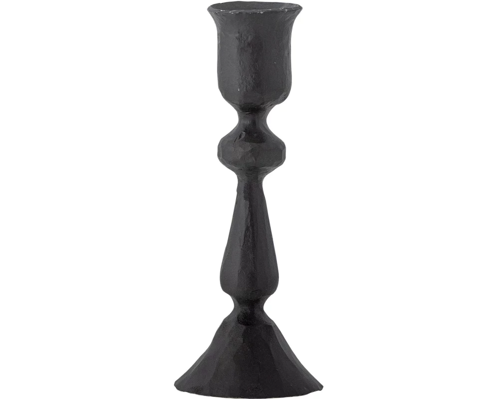 Bloomingville Kerzenständer Isac 15 cm, 1 Stück, Schwarz