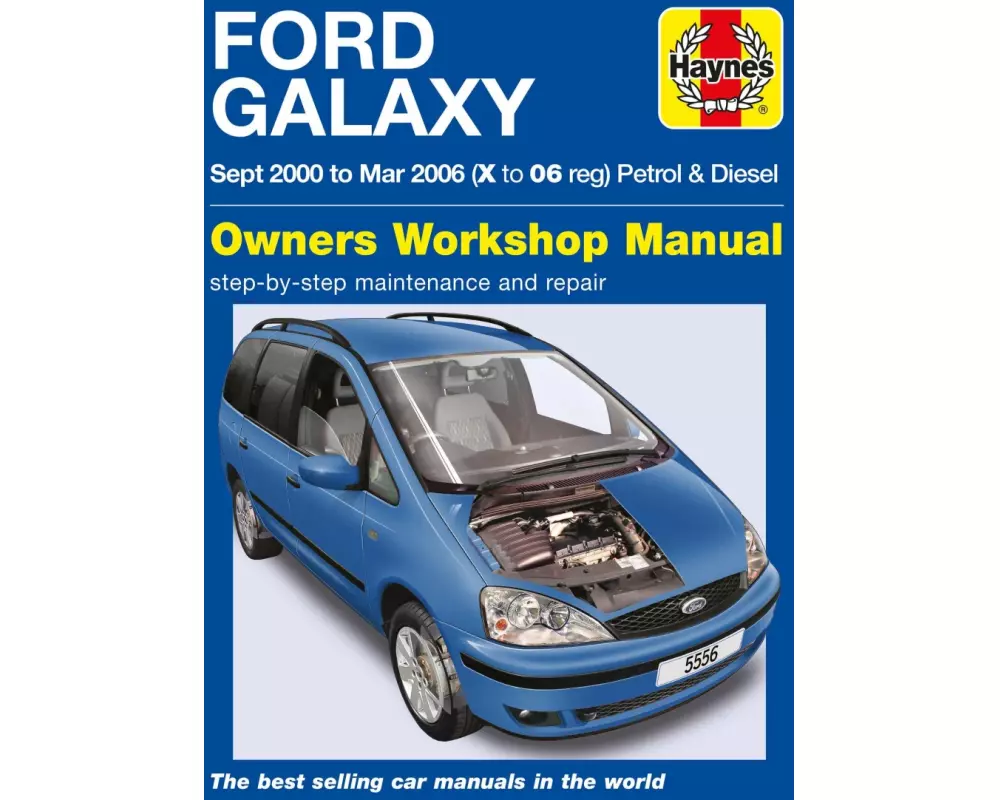 Ford Galaxy Petrol & Diesel (00 - 06) Haynes Repair Manual
