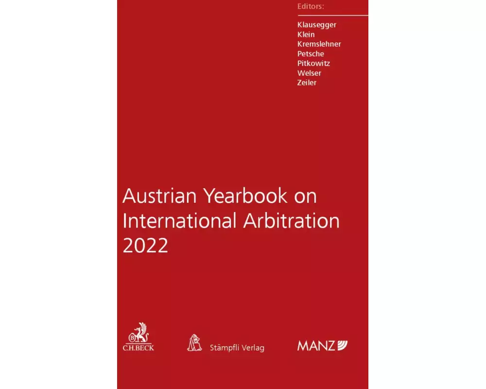 Austrian Yearbook on International Arbitration 2022