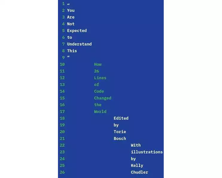 "You Are Not Expected to Understand This"