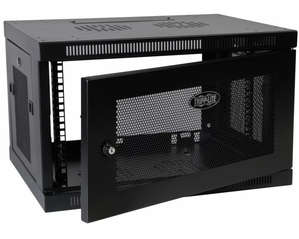 EATON TRIPPLITE SmartRack 6U, Wall Mount, Mini Rack Enclosure, Low-Profile, Switch-Depth