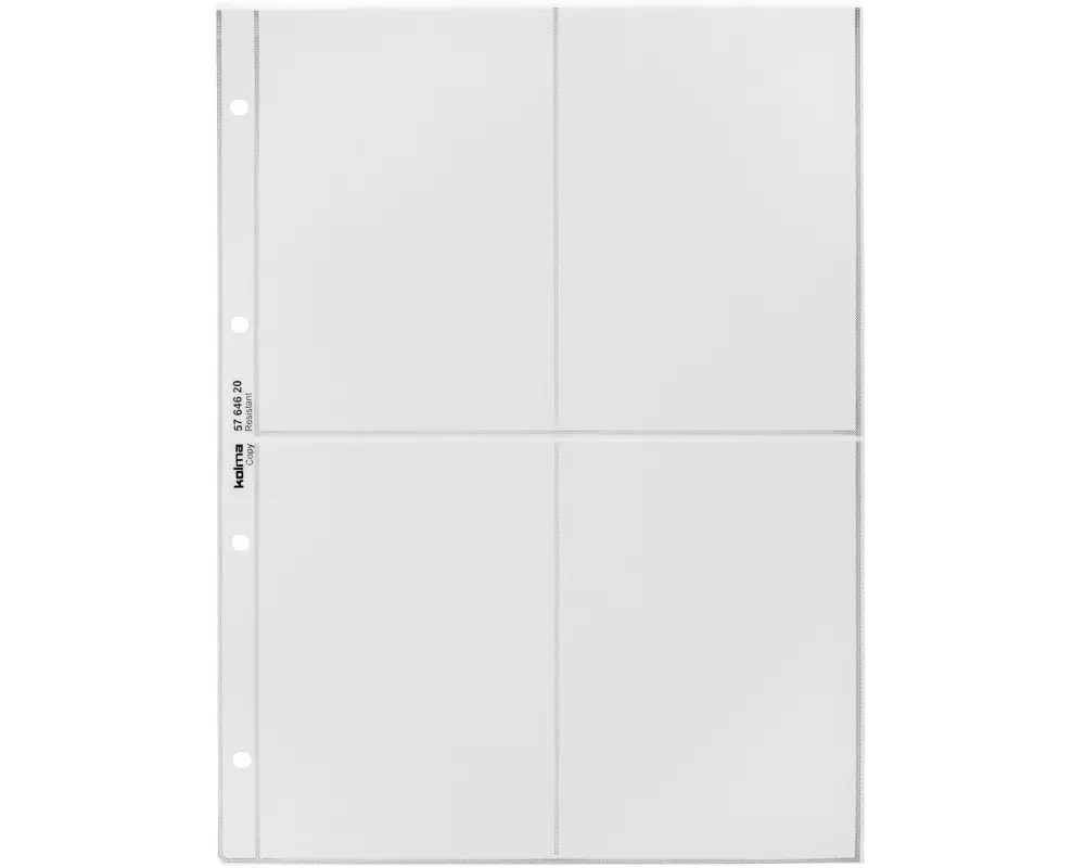 Kolma Zeigetasche A4 CopyResistant 4 x A6 Transparent