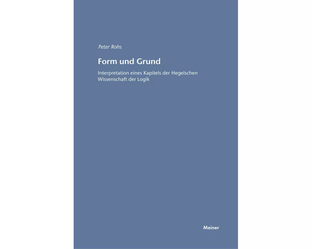 Form und Grund