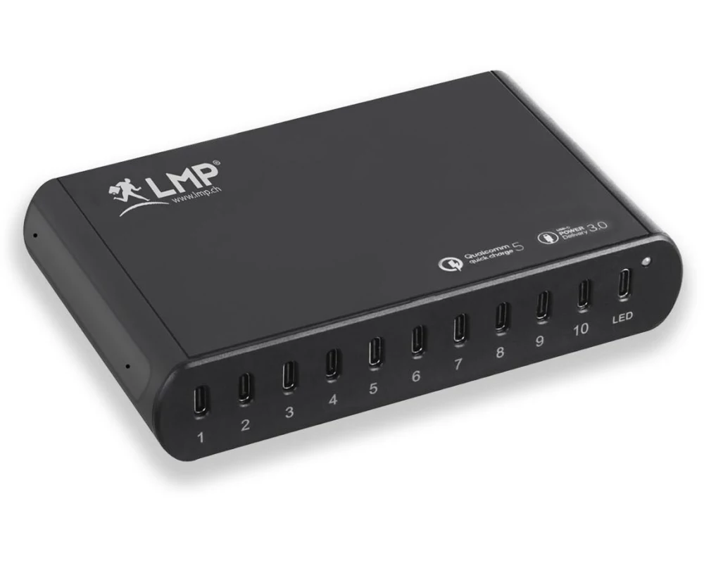 LMP SmartCharge mini 10-250 USB-C, 10 Ports, 250 W