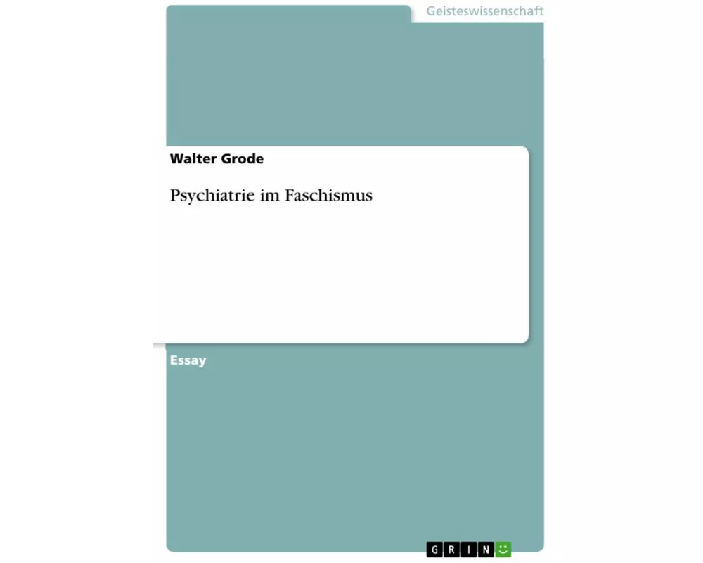 Psychiatrie im Faschismus