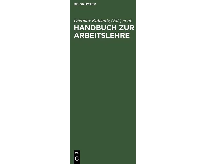 Handbuch zur Arbeitslehre