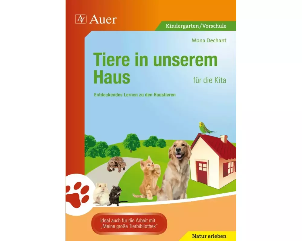 Tiere in unserem Haus für die Kita