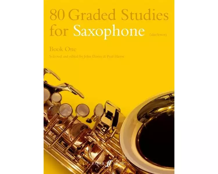 80 Graded Studies for Saxophone Book One