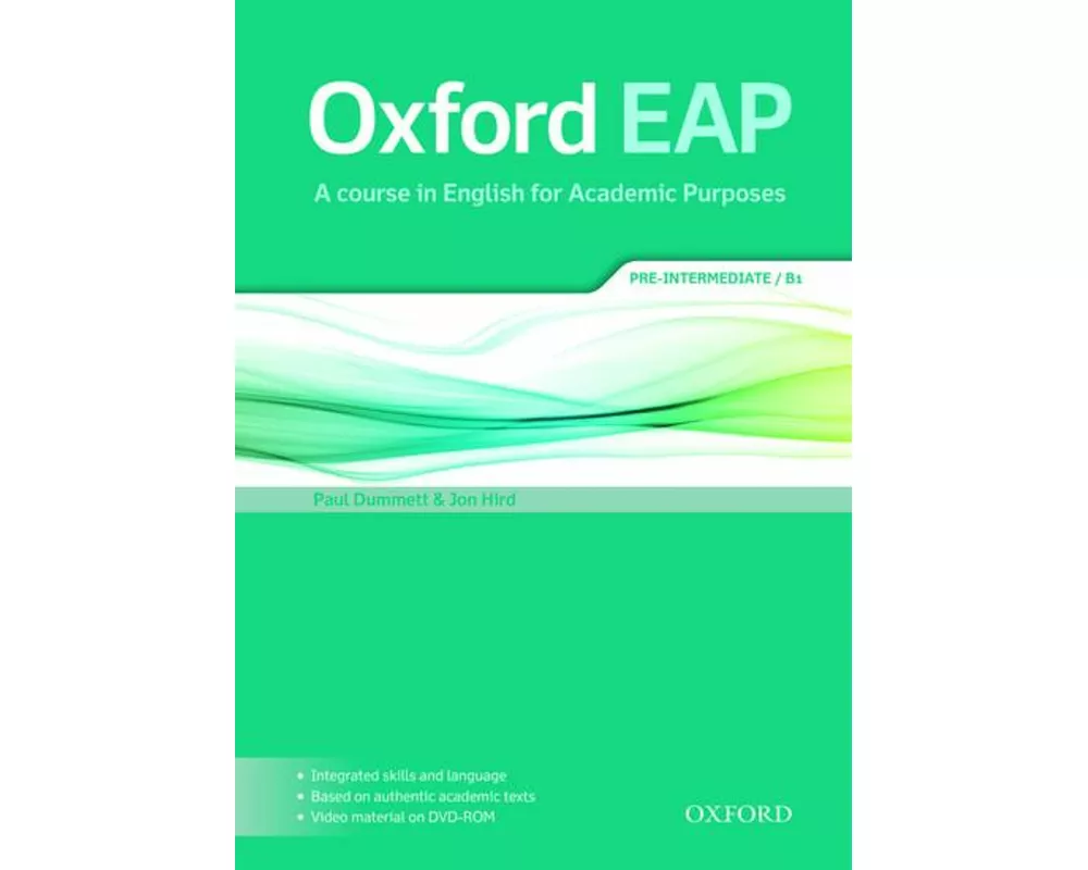 Oxford EAP: Pre-Intermediate/B1: Student's Book and DVD-ROM Pack