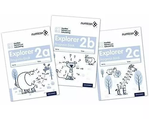 Numicon: Number, Pattern and Calculating 2 Explorer Progress Books ABC (Mixed pack)