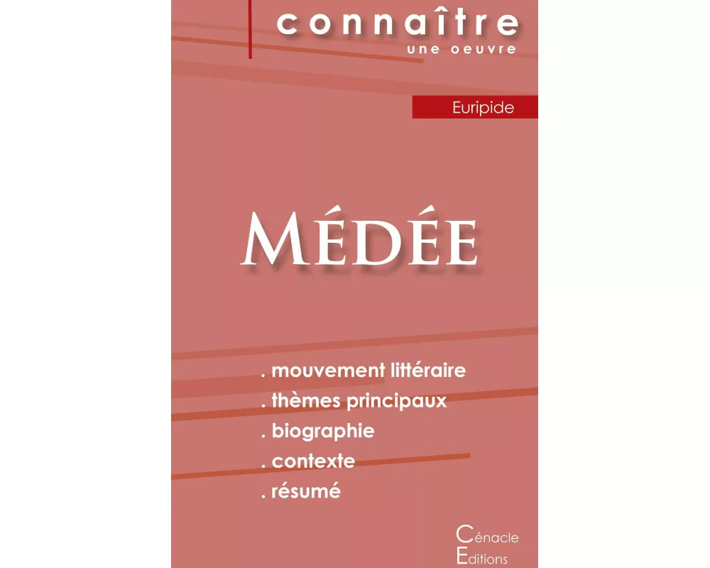 Fiche de lecture Médée de Euripide (analyse littéraire de référence et résumé complet)
