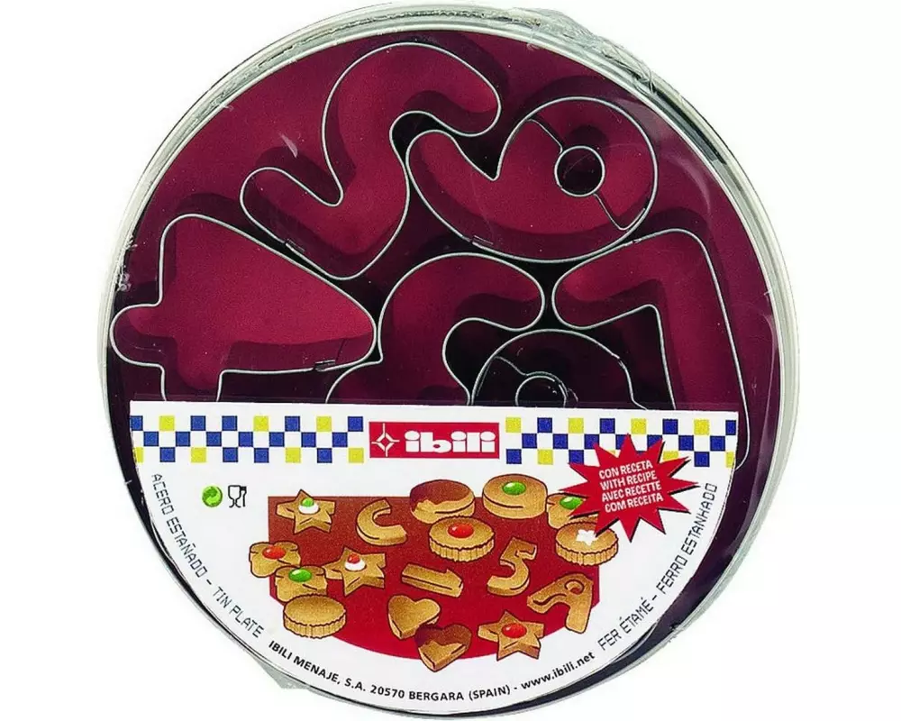 Ibili Guetzli-Ausstecher Zahlen 2.5 cm