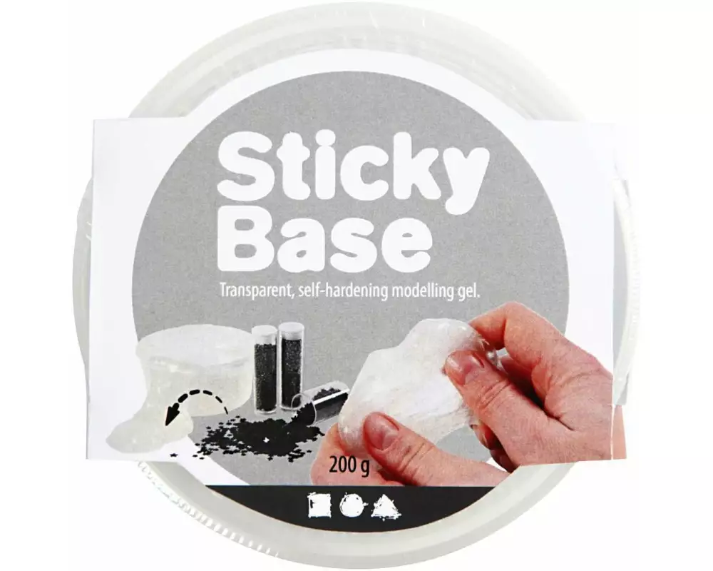 Creativ Company Modelliermasse Sticky Base Weiss