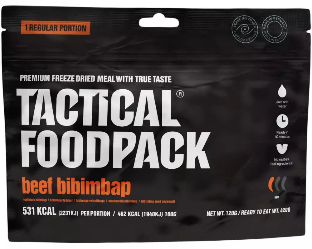 Tactical Foodpack Hauptgericht Rindfleisch Bibimbap