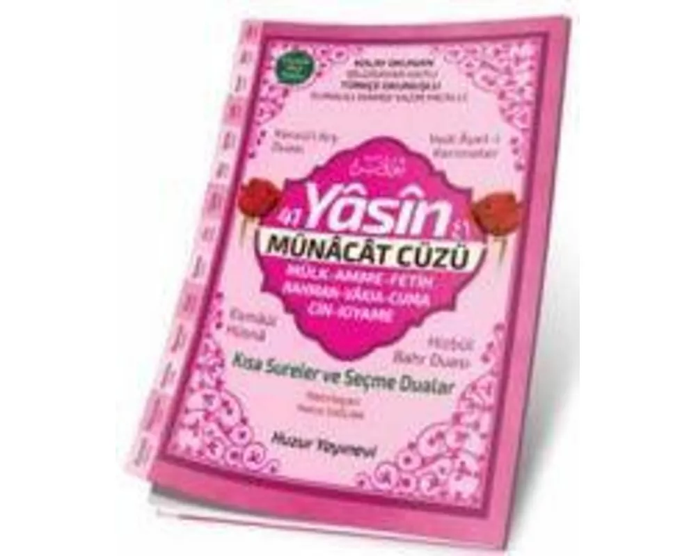 41 Yasin ve Münacat Cüzü Hafiz Boy Fihristli Yasin