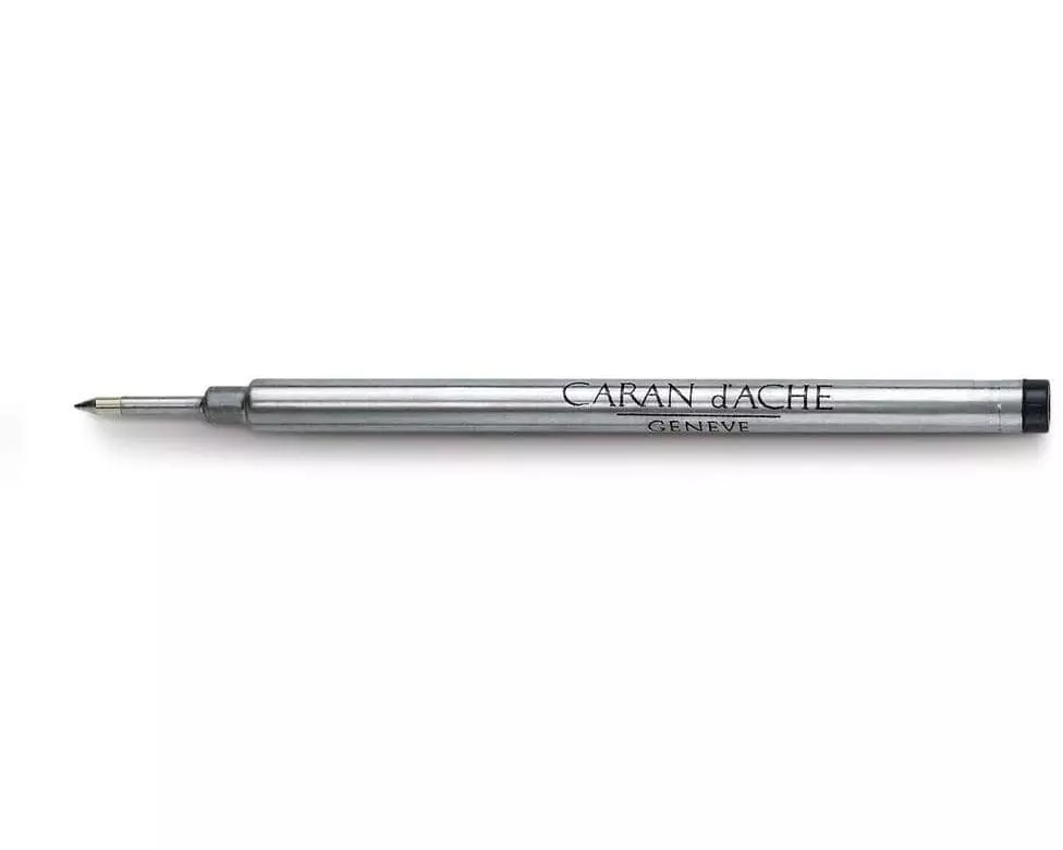 Caran d'Ache Schreibmine Roller Schwarz, Fein (F), 5 Stück