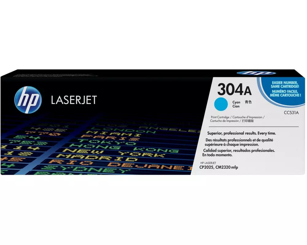 HP Toner Nr. 304A (CC531A) Cyan