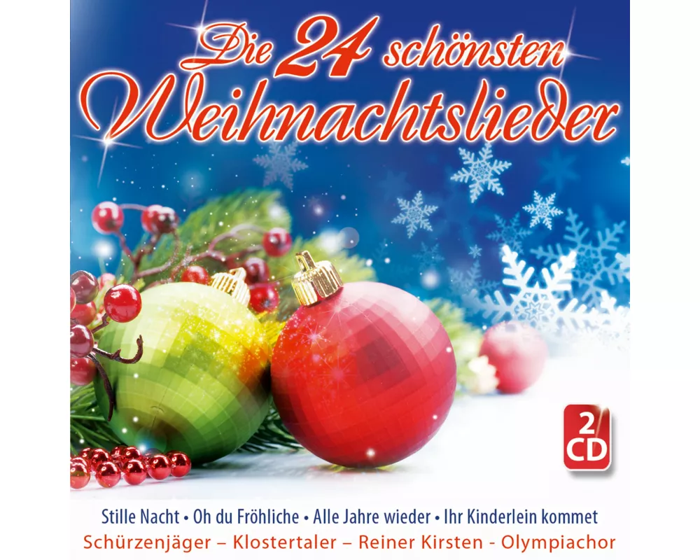 Die 24 schönsten Weihnachtslieder