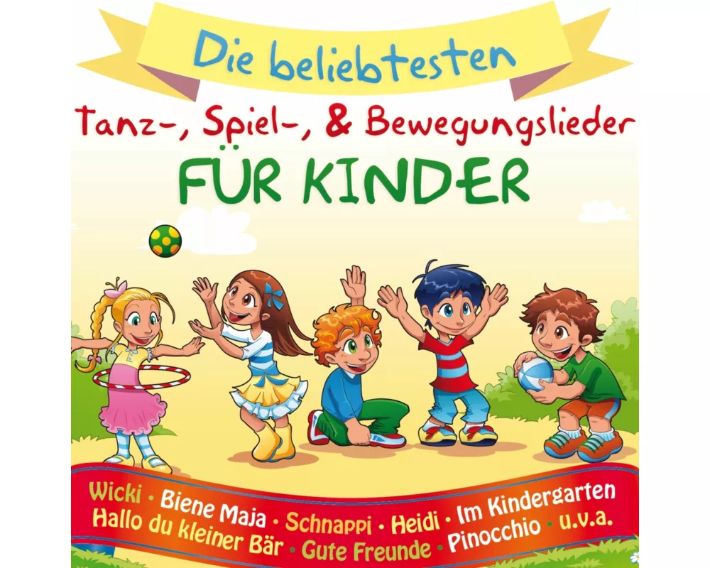 Kinder-Tanz-,Spiel-& Bewegungslieder