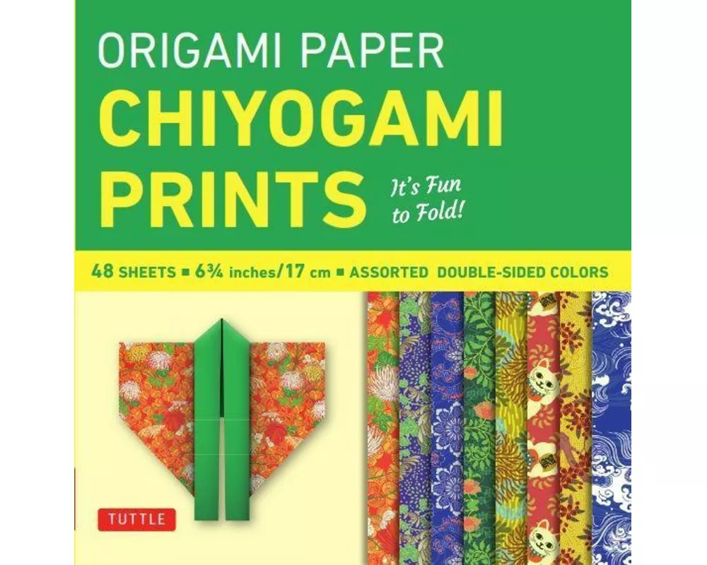 Origami Paper - Chiyogami Prints - 6 3/4" - 48 Sheets