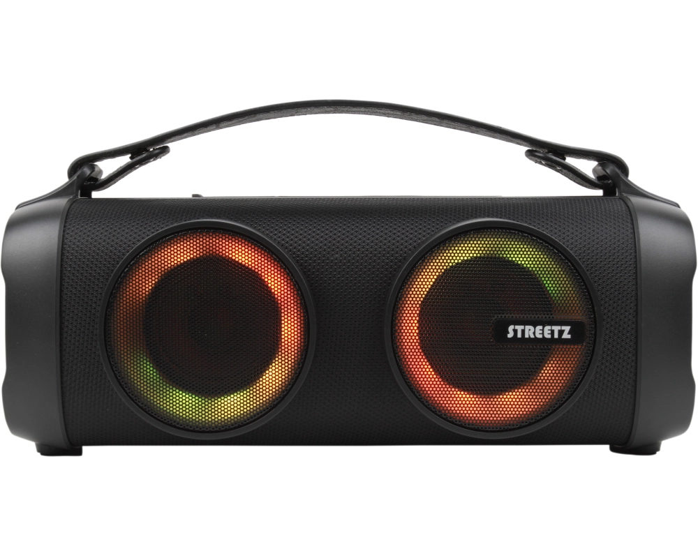 STREETZ BT Boombox 2x4 W CMB-100 Black,AUX,USB flash,LED