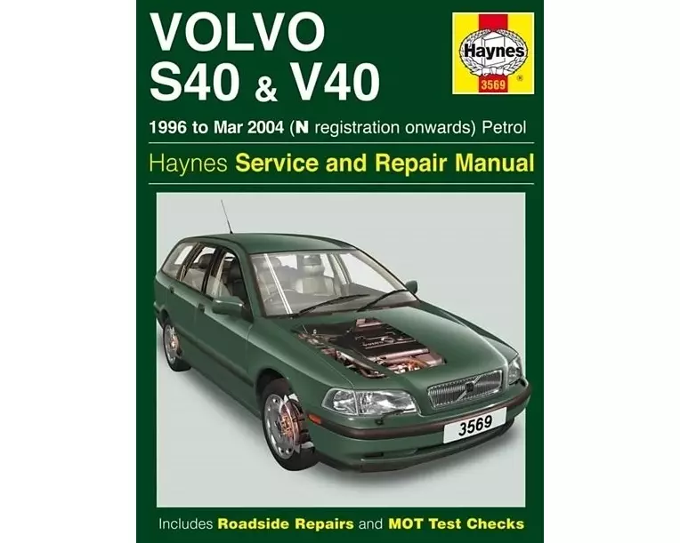 Volvo S40 & V40 Petrol (96 - Mar 04) Haynes Repair Manual