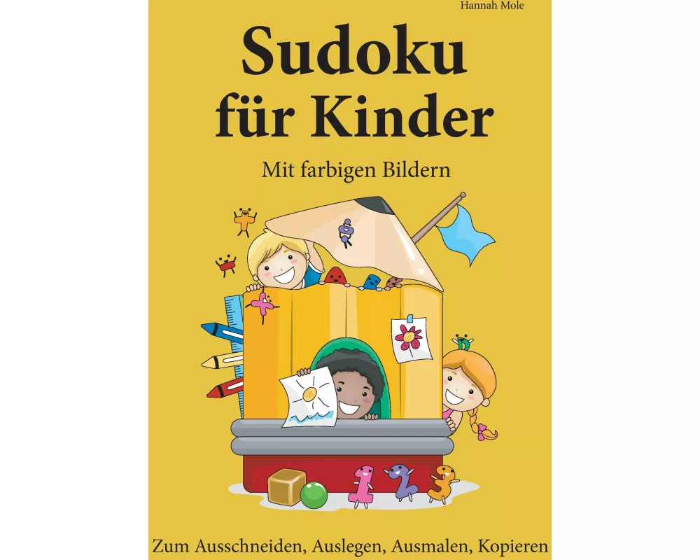 Sudoku für Kinder. Mit farbigen Bildern