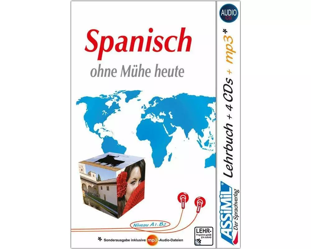 ASSiMiL Spanisch ohne Mühe heute - Audio-Sprachkurs Plus - Niveau A1-B2