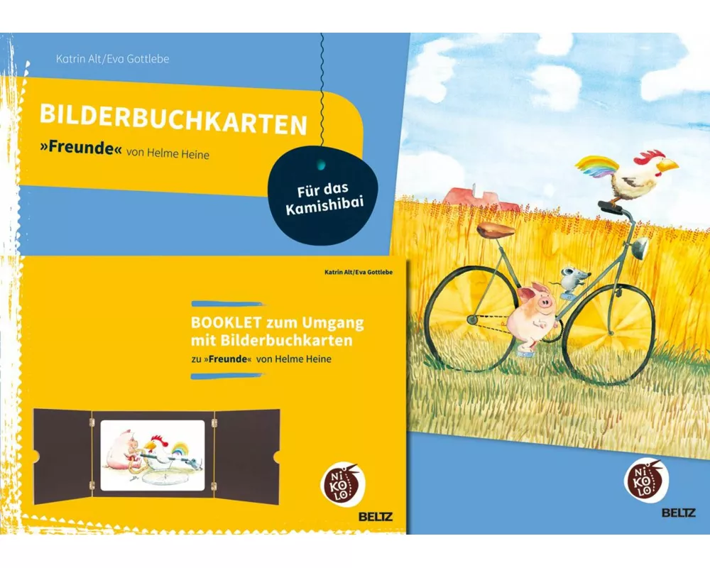 Bilderbuchkarten »Freunde« von Helme Heine