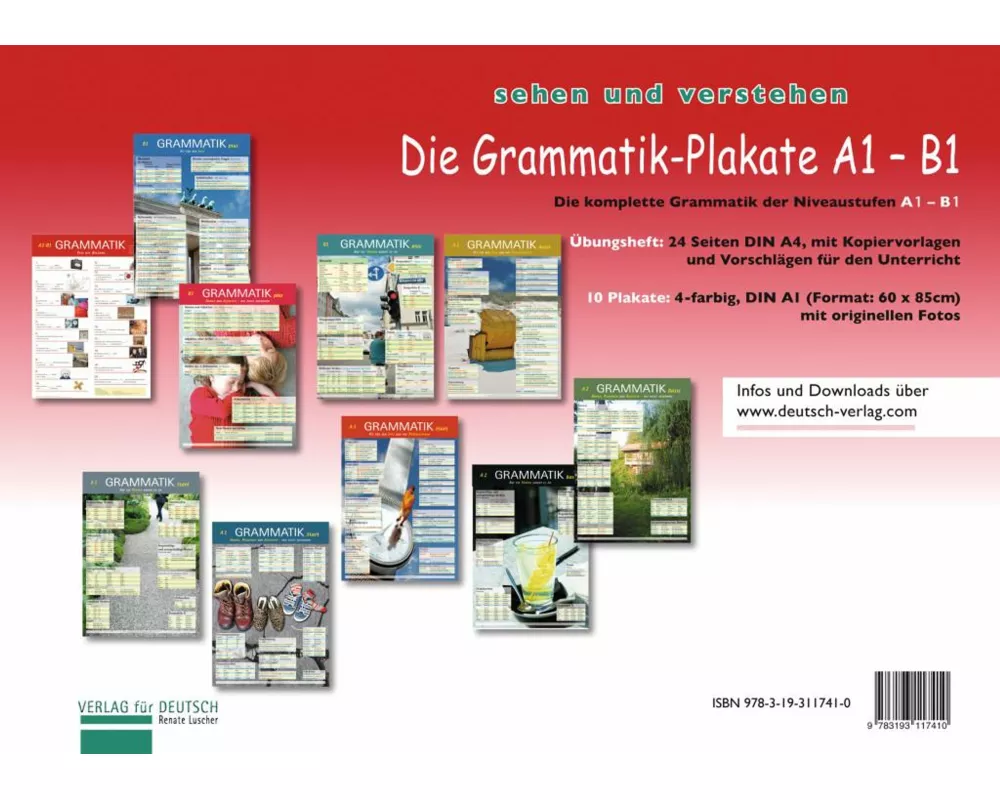 Die Grammatik-Plakate A1-B1
