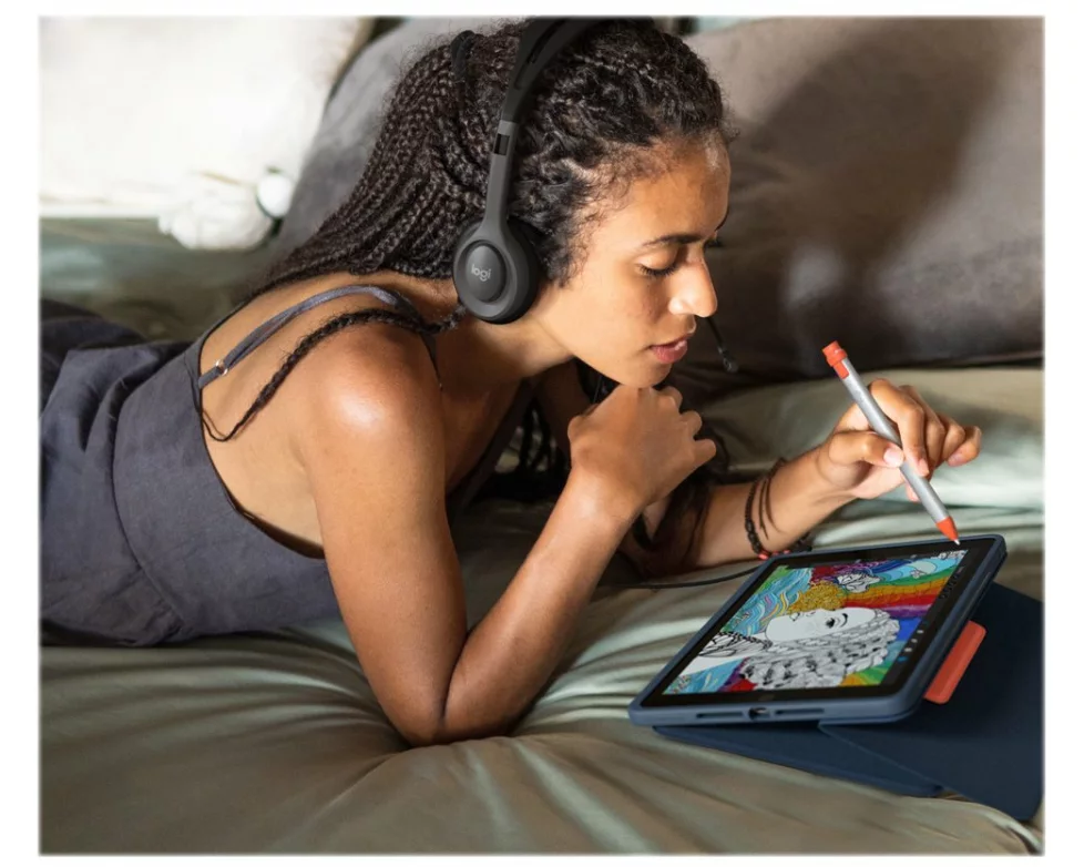 Logitech Rugged Combo 3 Touch - BLUE - EMEA (FR)