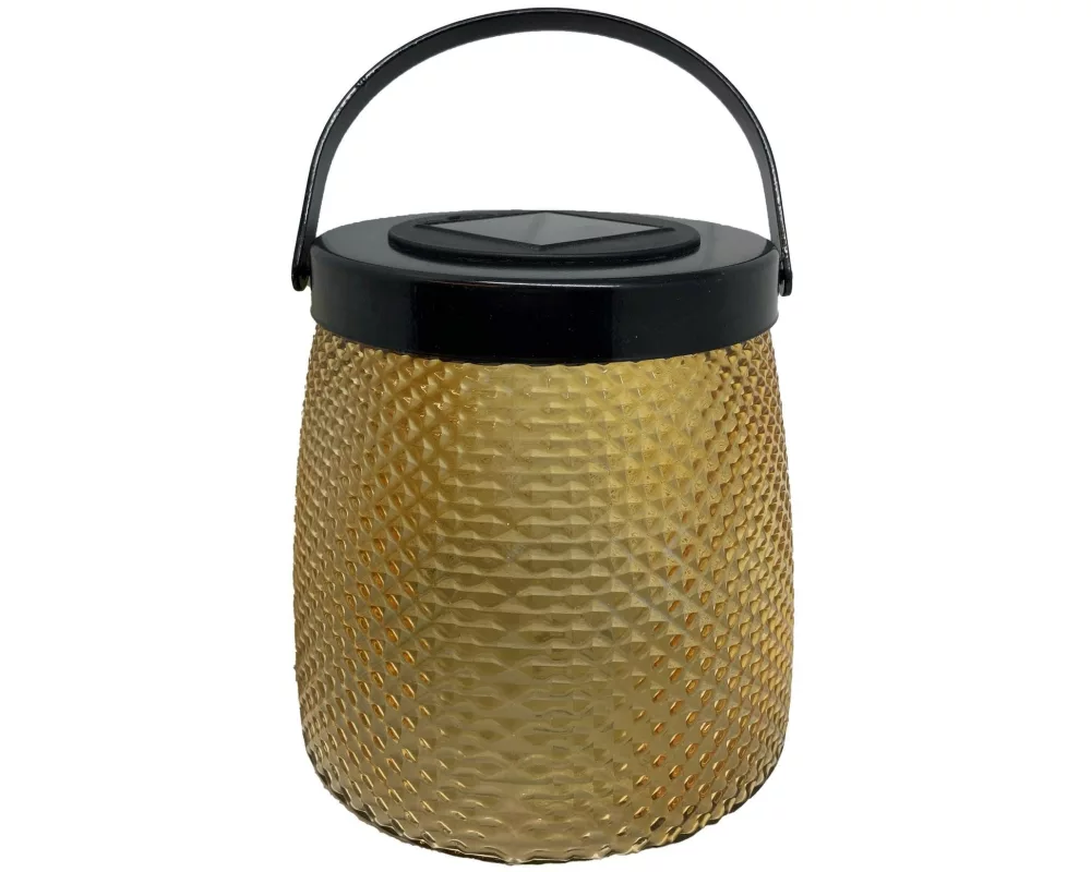 Dameco Laterne LED Solar, 15.2 cm, Orange