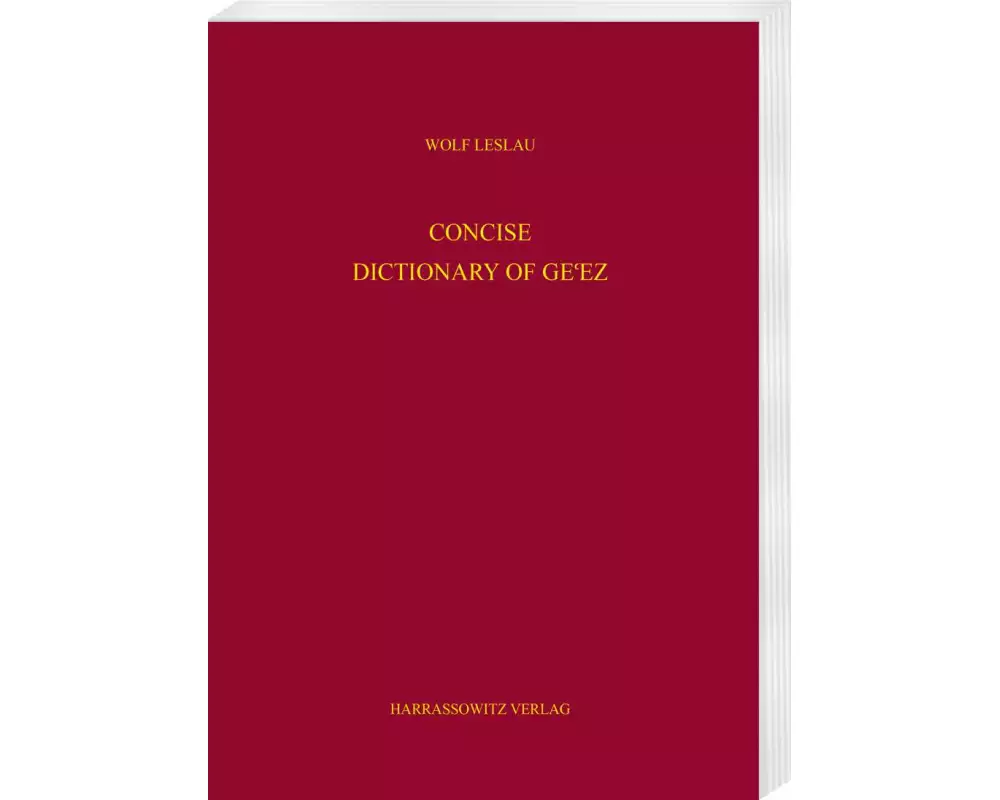Concise Dictionary of Ge¿ez