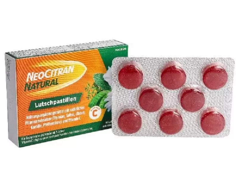 NEOCITRAN Pastillen NeoCitran Natural 16 Stück