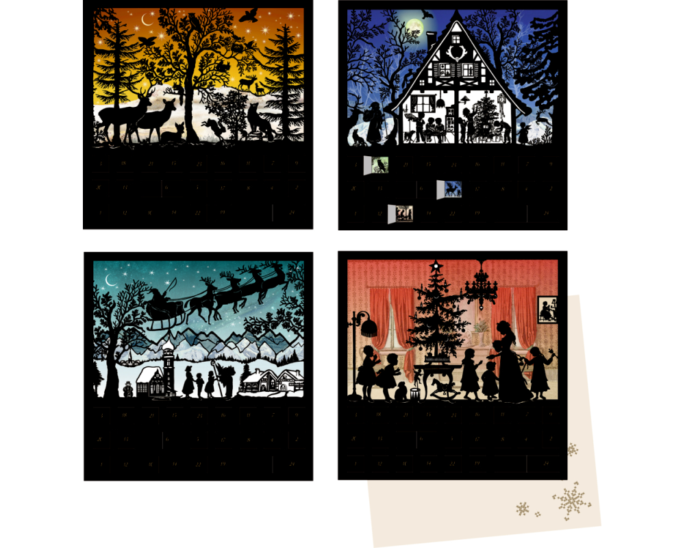 COPPENRATH Adventskalender 15x15cm 71811 Stille Nacht