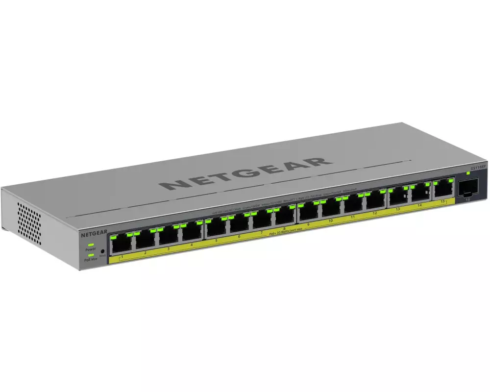Netgear PoE+ Switch GS116EP-100EUS 16 Port