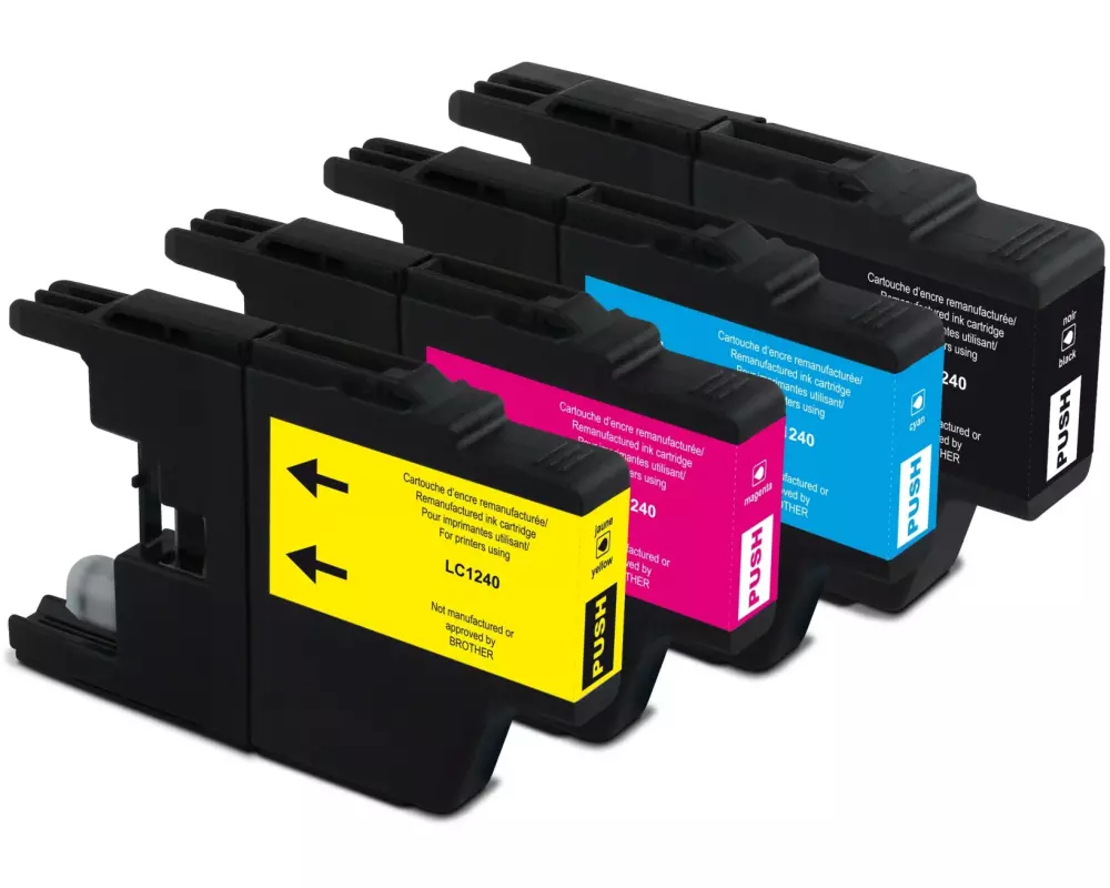 Generic Ink Tinte Brother LC1240 Multipack Magenta/Yellow/Black/Cyan