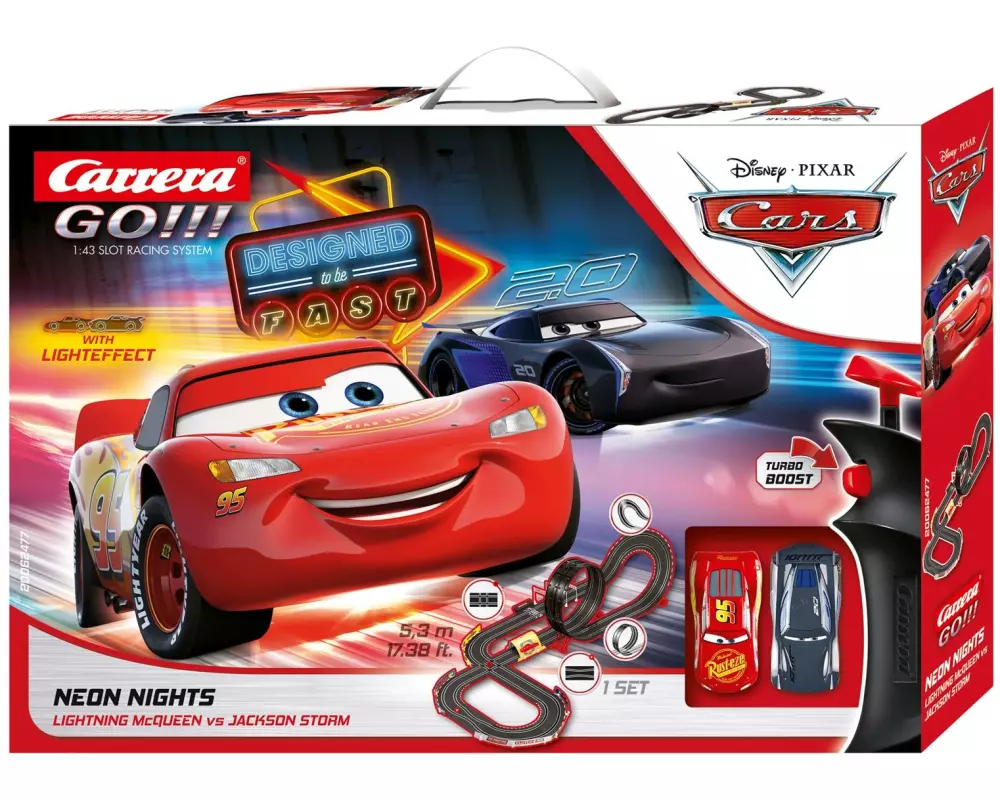 Carrera Disney Pixar Cars Neon Nights 5.3 m, 1:43