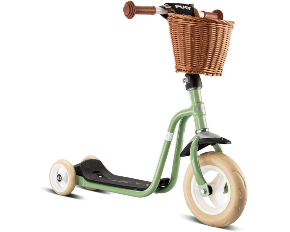 PUKY Scooter R1 Classic mit EVA-Bereifung retro green