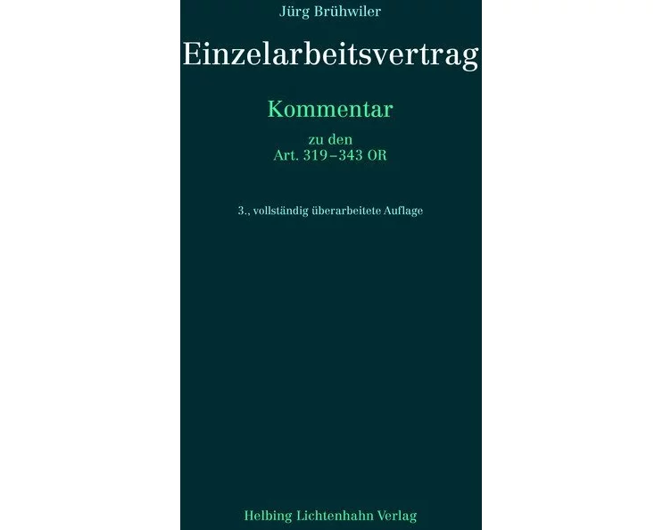 Einzelarbeitsvertrag