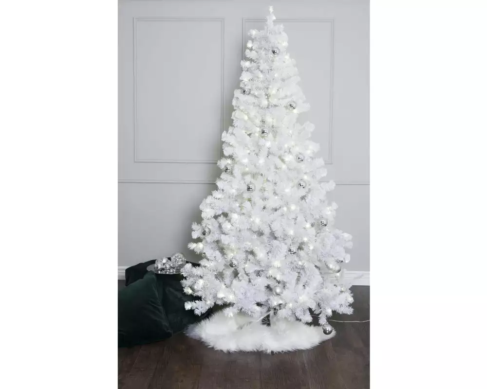 Star Trading Weihnachtsbaum Ottawa Weiss 260 LED, 210 cm, outdoor