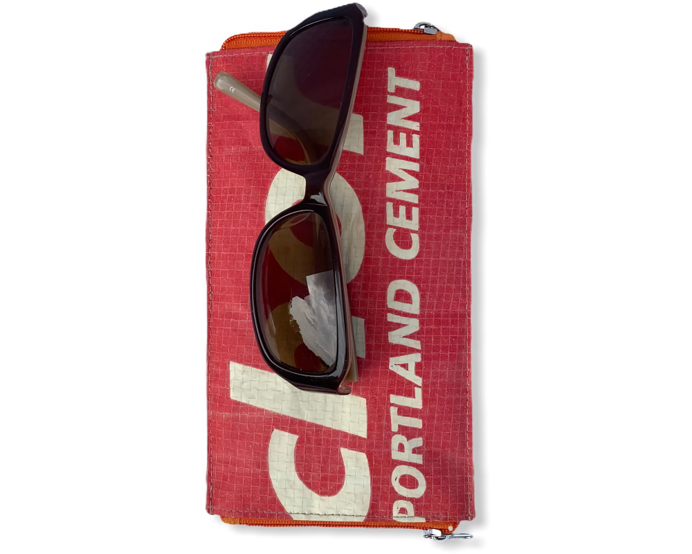 BEADBAGS Etui Crispy Cement CRDD.R rot 10x1.5x19cm