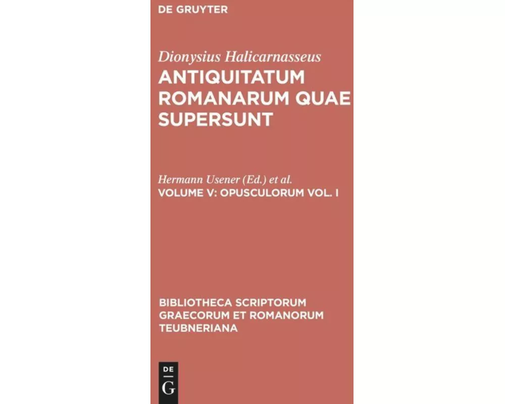 Opusculorum vol. I