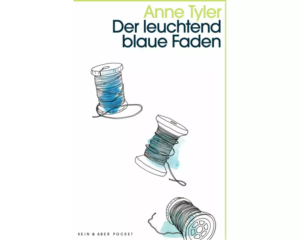 Der leuchtend blaue Faden