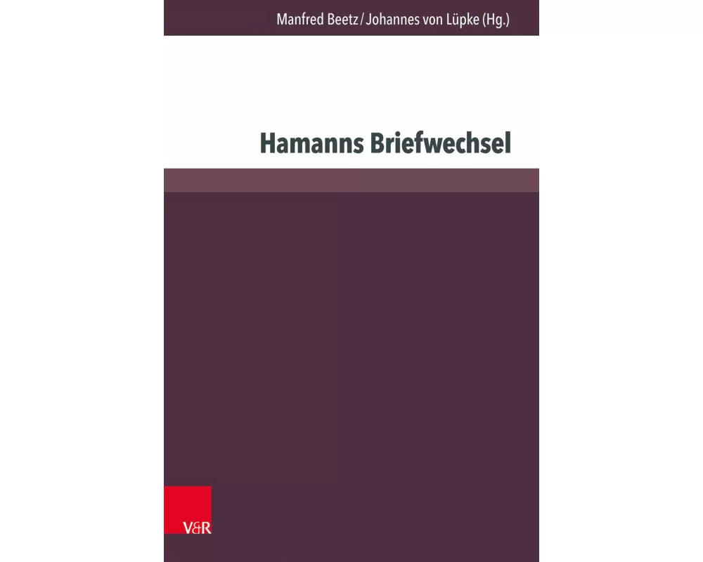 Hamanns Briefwechsel