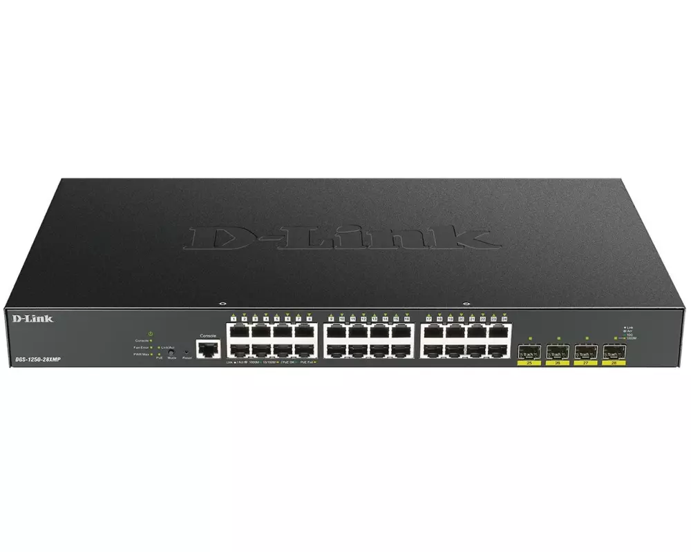 D-Link PoE Switch DGS-1250-28XMP 28 Port