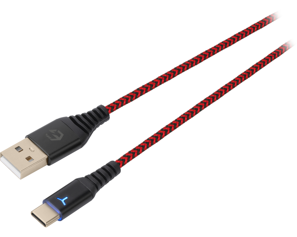 EGOGEAR Charging Cable Type-C 3m SCH10-NS-RD braided, NSW, Red.Black