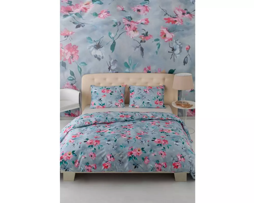 Mirabello Kopfkissenbezug Claudine 65 x 65 cm, Hellblau